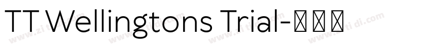 TT Wellingtons Trial字体转换